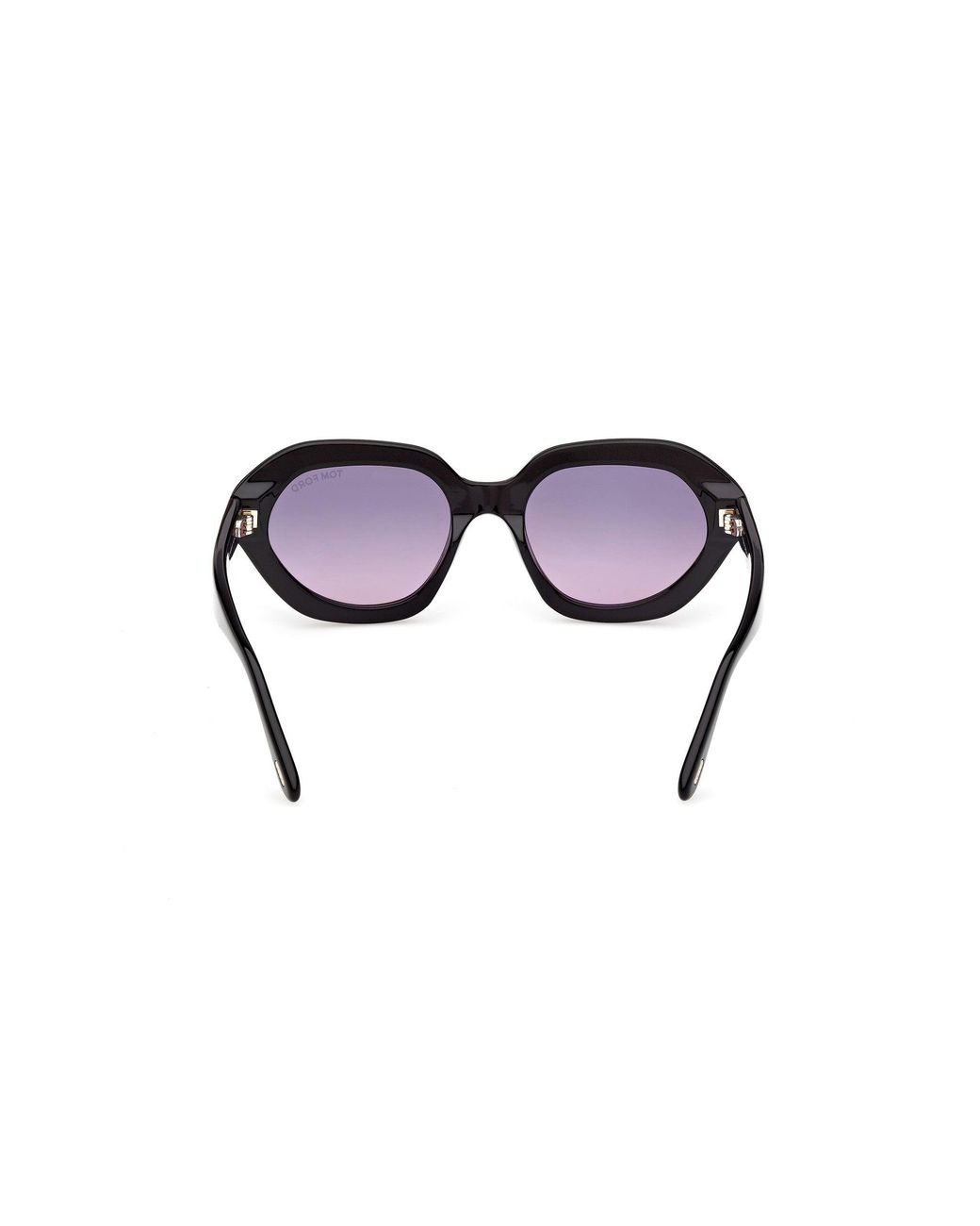 Tom Ford Black Ft1341 Meryl-02 01B Sunglasses Acetate Smoke Geometric Normal