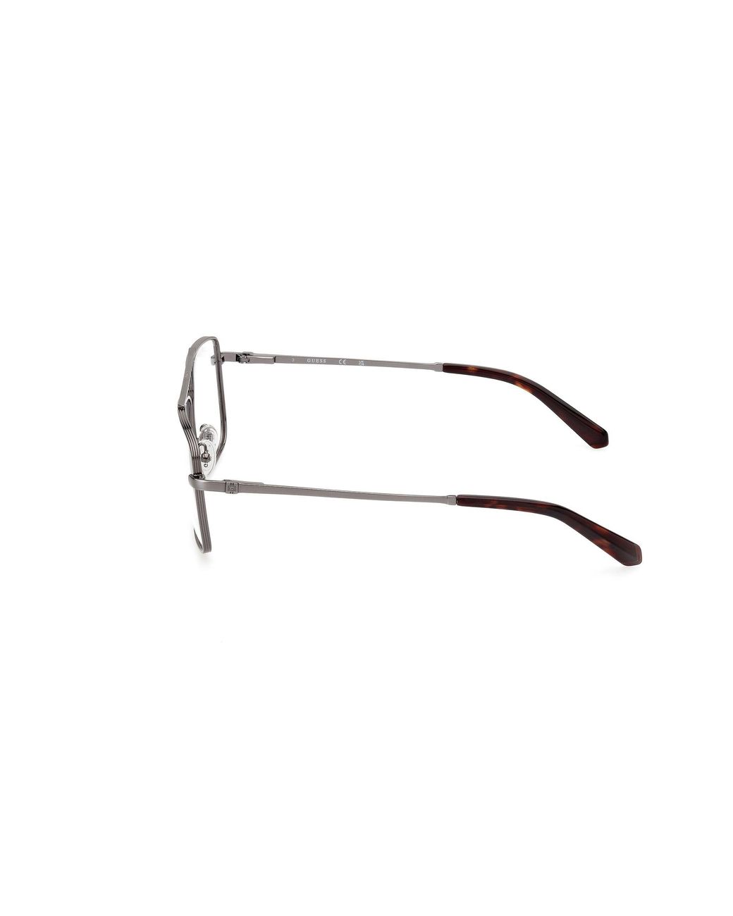 Guess Black Gu50097 8 Optical Frames Metal Squared Normal for men