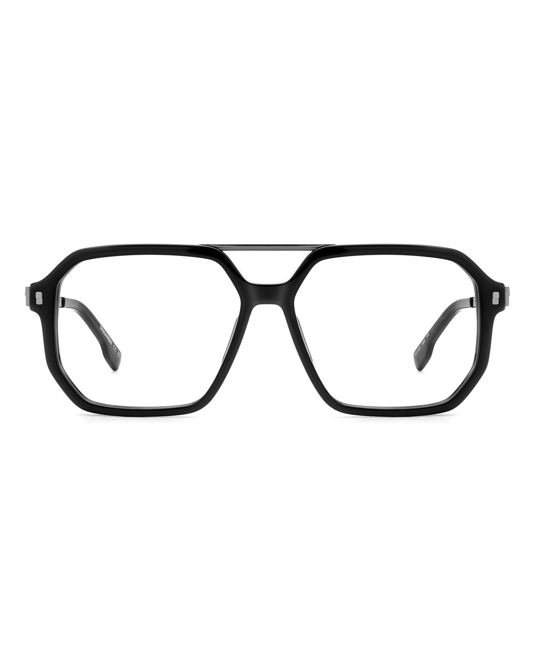 DSquared² Black D2 0123 Ans Optical Frames Acetate Squared for men