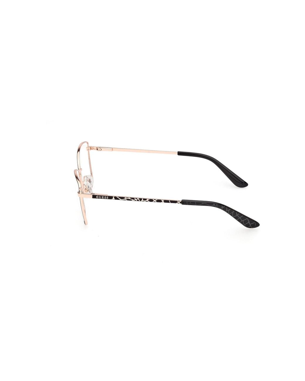 Guess Black Gu50170 002 Optical Frames Metal Squared Normal