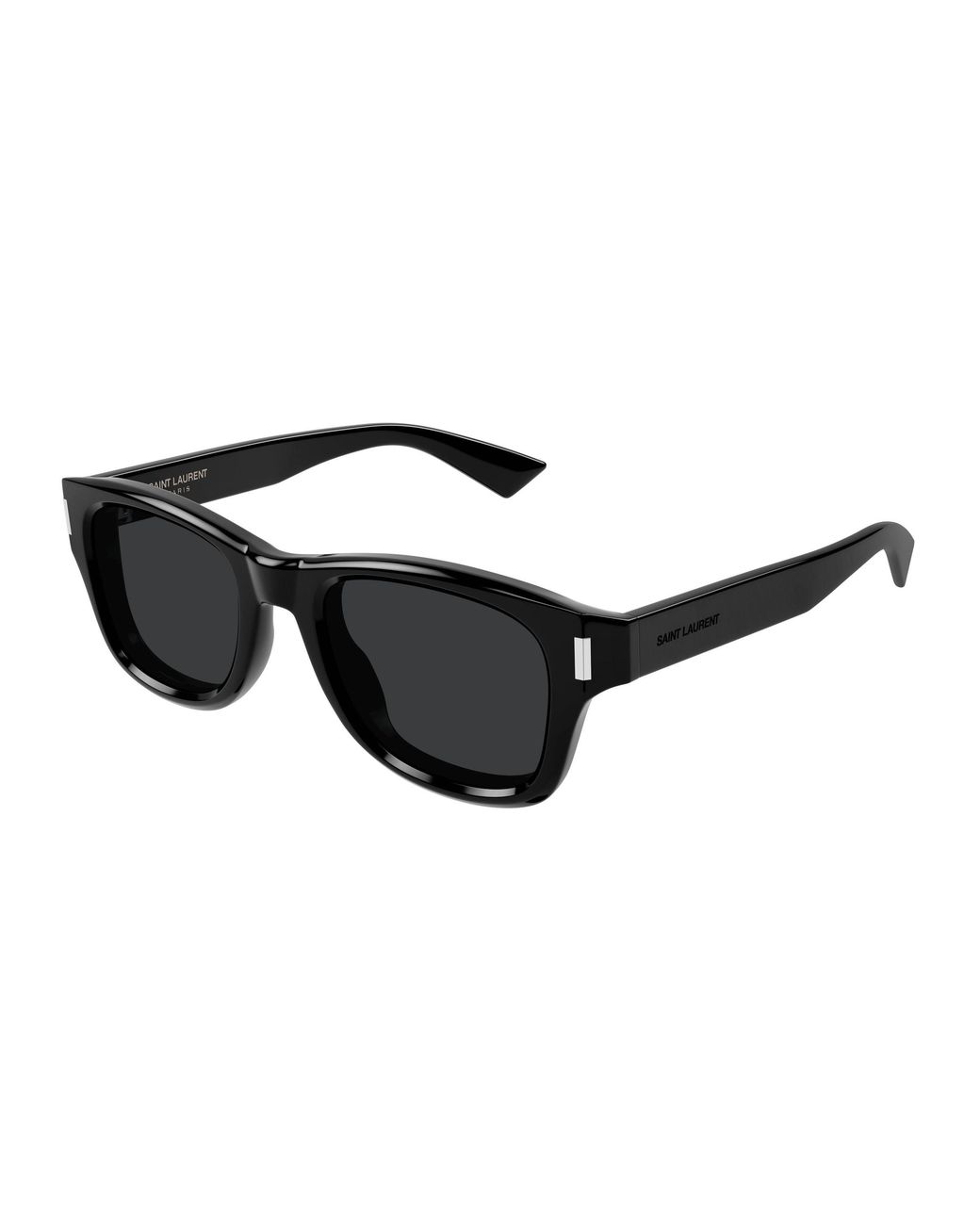 Saint Laurent Black Sl 801 001 Sunglasses Acetate Round for men