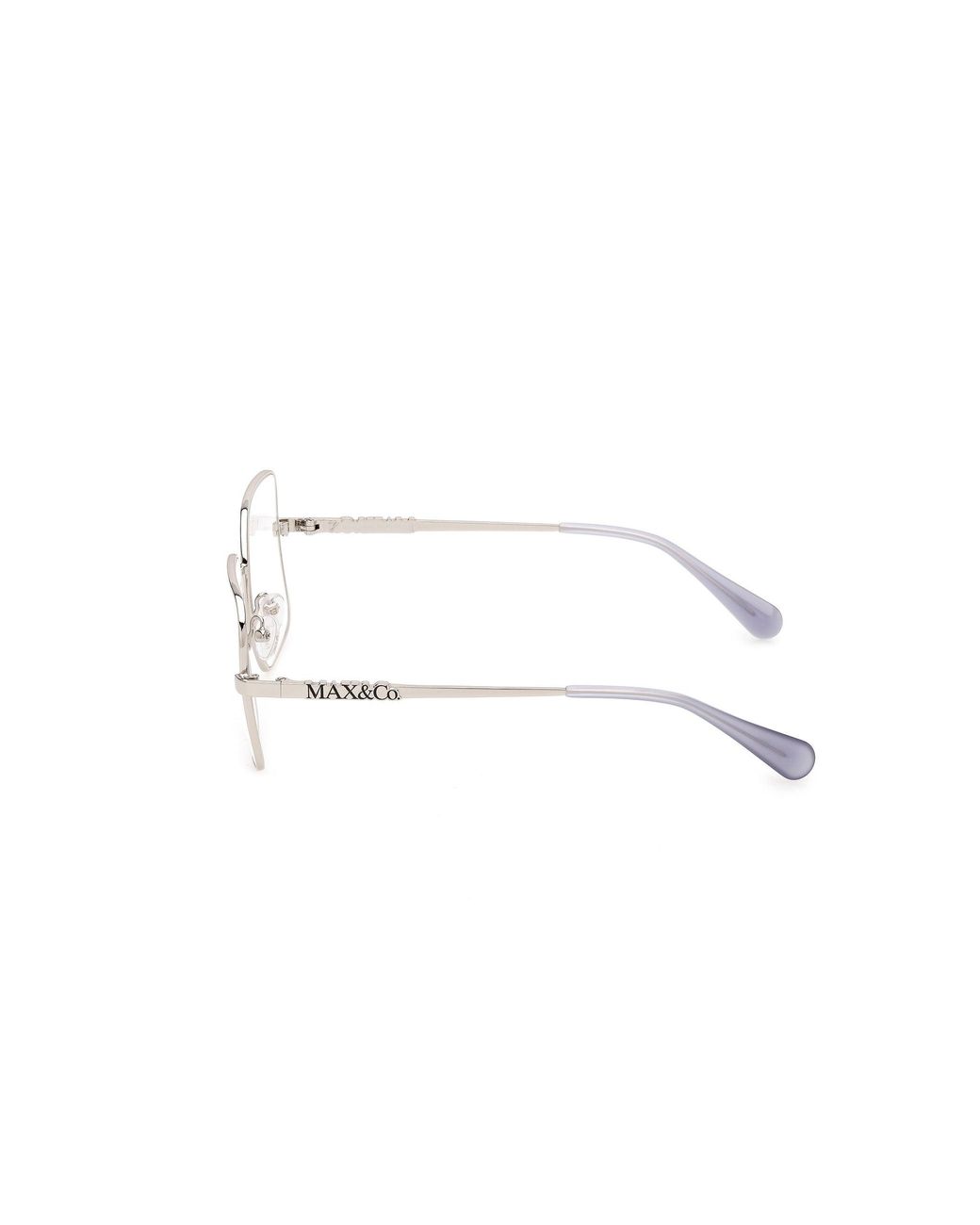 MAX&Co. Black Mo5233 16 Optical Frames Metal Squared Normal