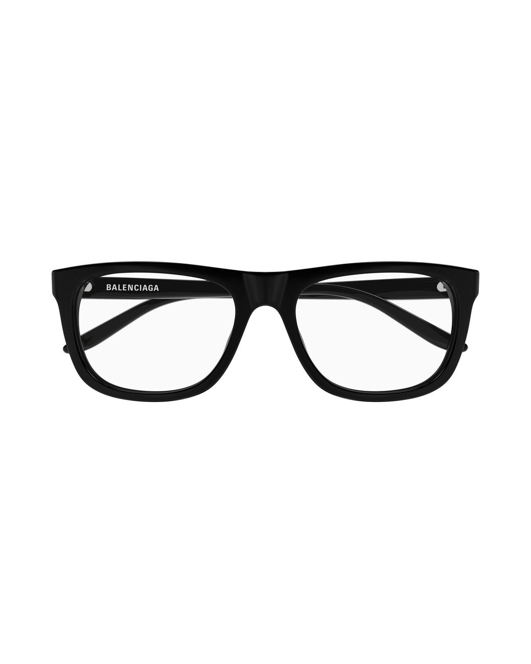 Balenciaga Black Bb0498O 001 Optical Frames Acetate Transparent Squared for men