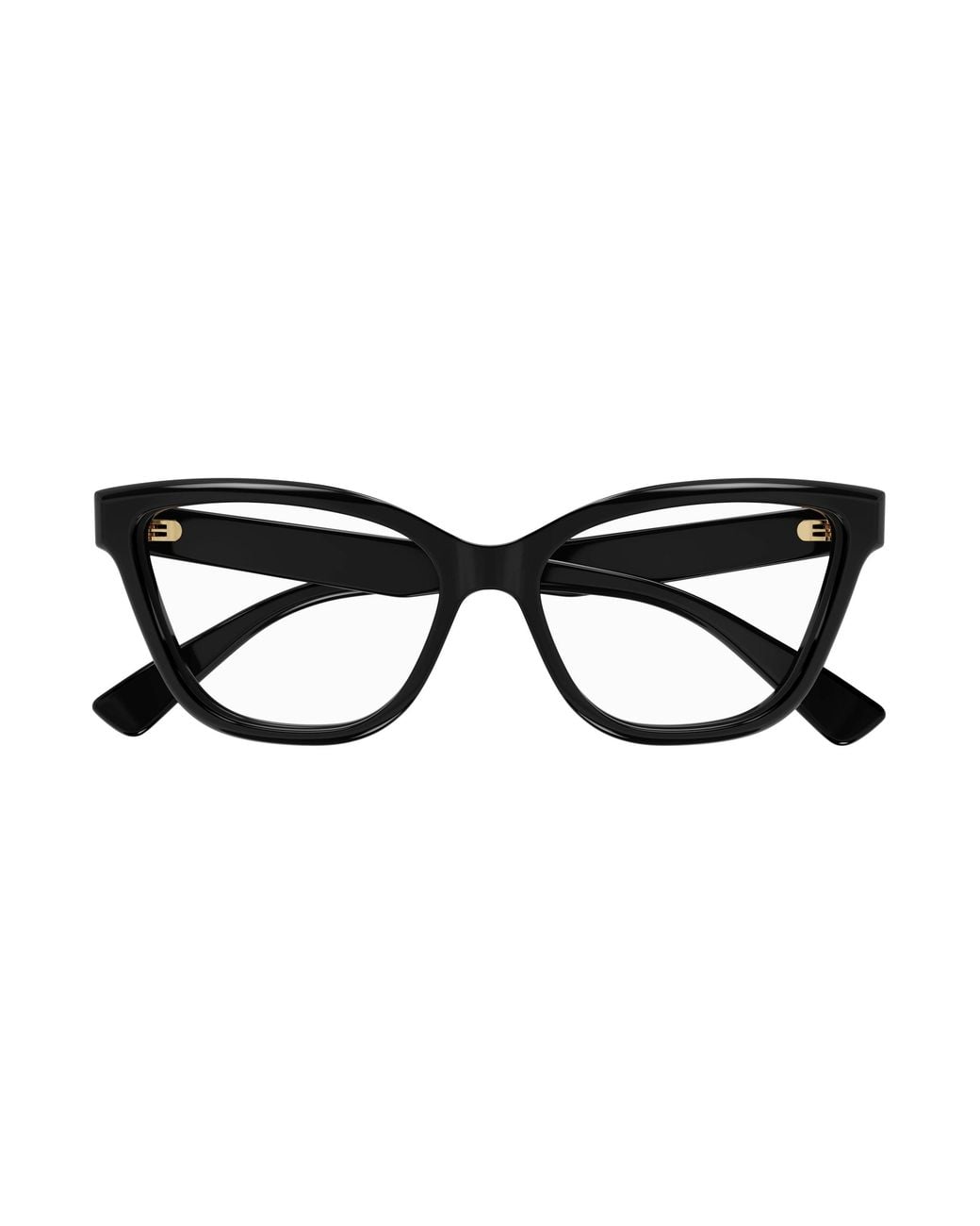 Gucci Black Gg1589O 001 Optical Frames Acetate Transparent Cat Eye