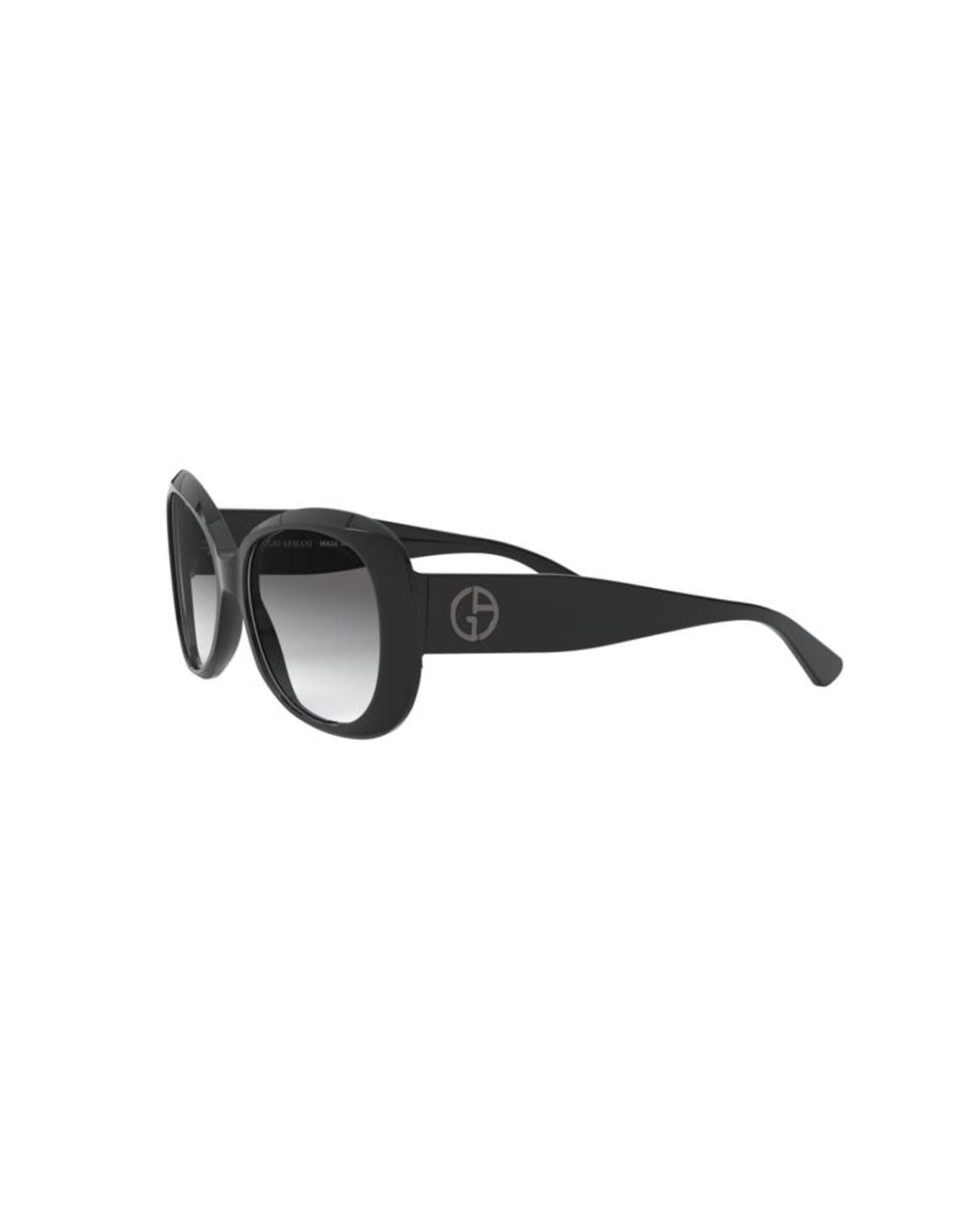 Giorgio Armani Black Ar8132 500111 Sunglasses Acetate Butterfly Normal Shaded