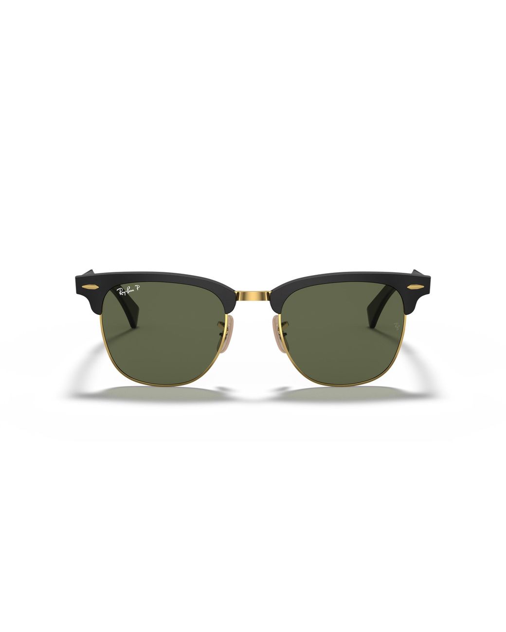 Ray-Ban Black Rb3507 Clubmaster Aluminum Square Sunglasses