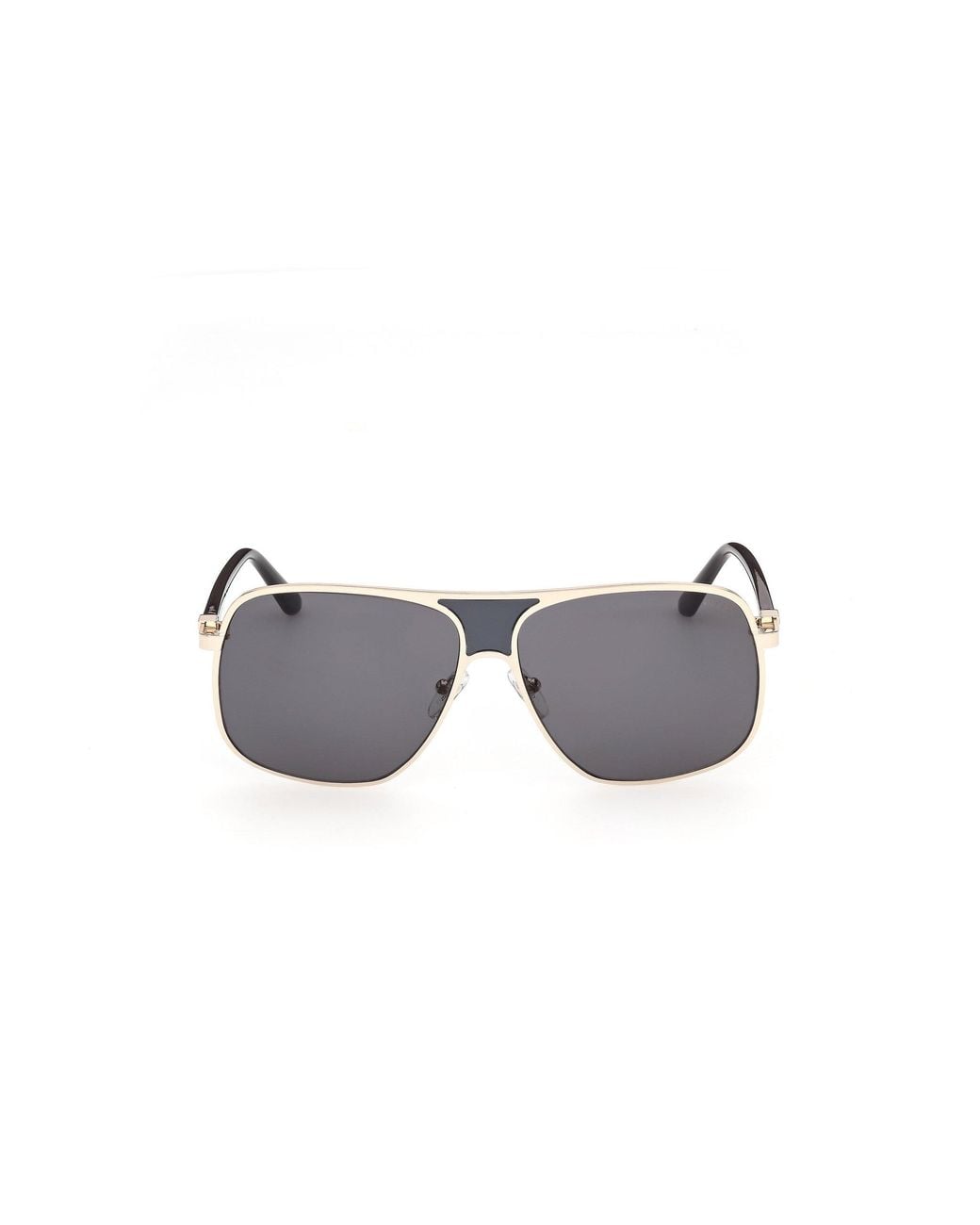 Guess Black Gu00358 32A Sunglasses Injected Smoke Pilot Normal