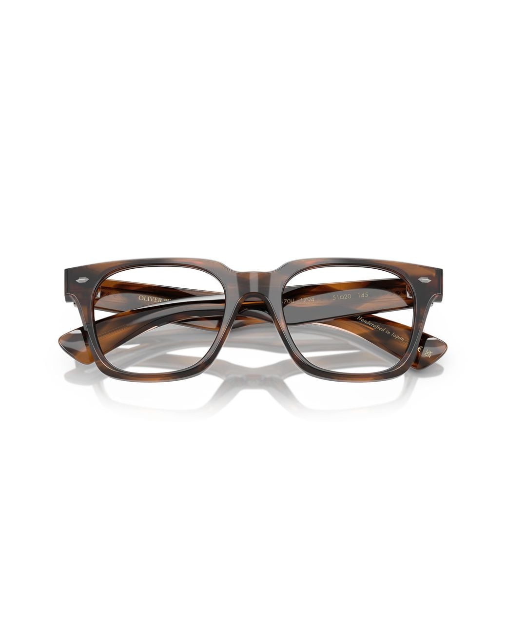 Oliver Peoples Black Ov5570U Alfrey 1794 Optical Frames Acetate Transparent Squared Normal for men