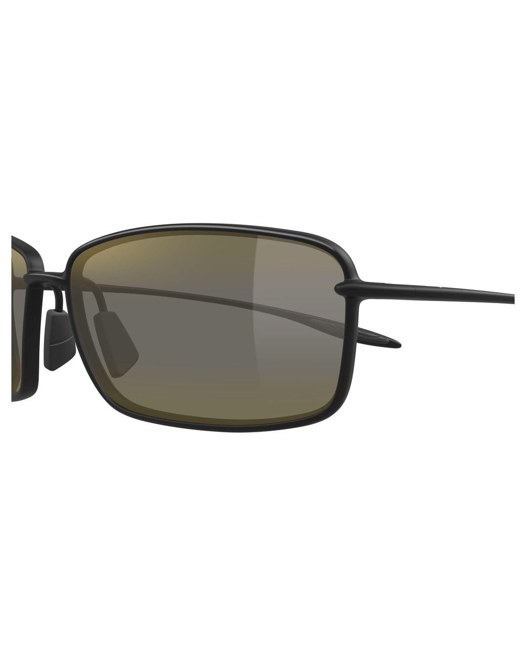 Maui Jim Black Mj0371S 002 Occhiali Da Sole Iniettato Bronzo Squadrata