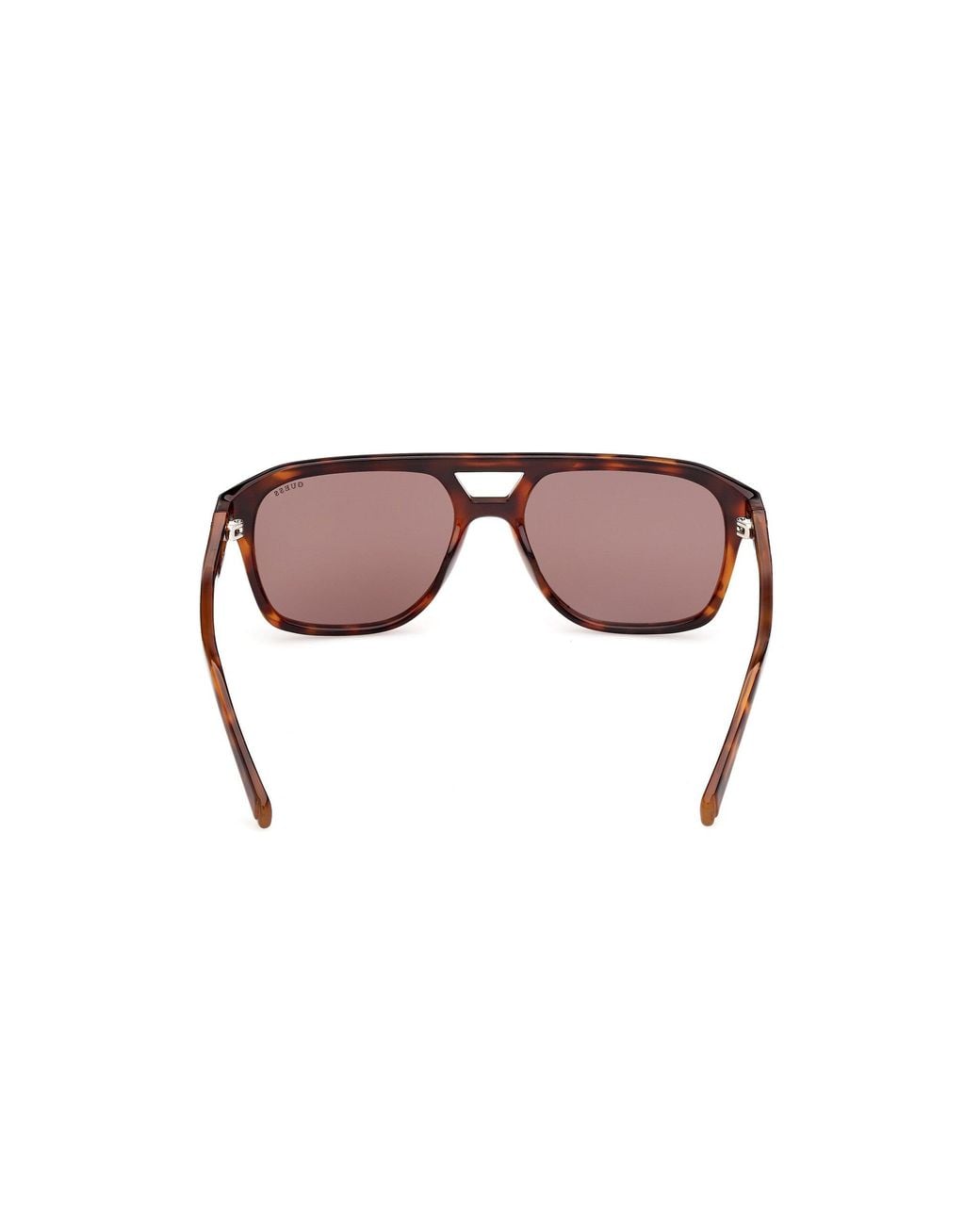Guess Black Gu00364 52E Sunglasses Injected Pilot Normal for men