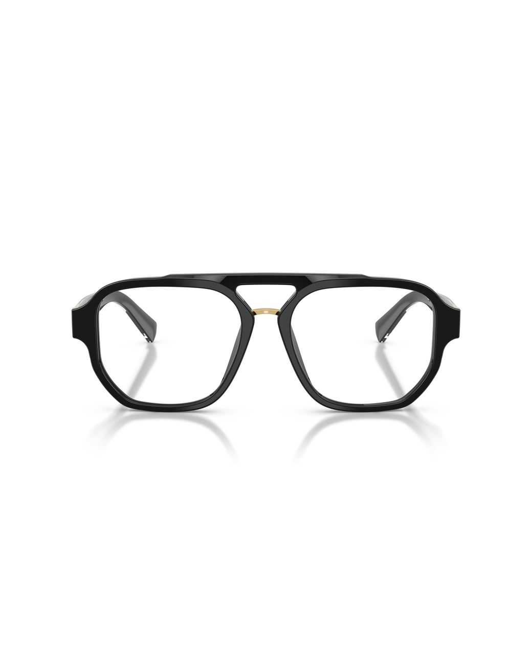 Dolce & Gabbana Black Dg3447 501 Optical Frames Acetate Transparent Pilot Normal for men