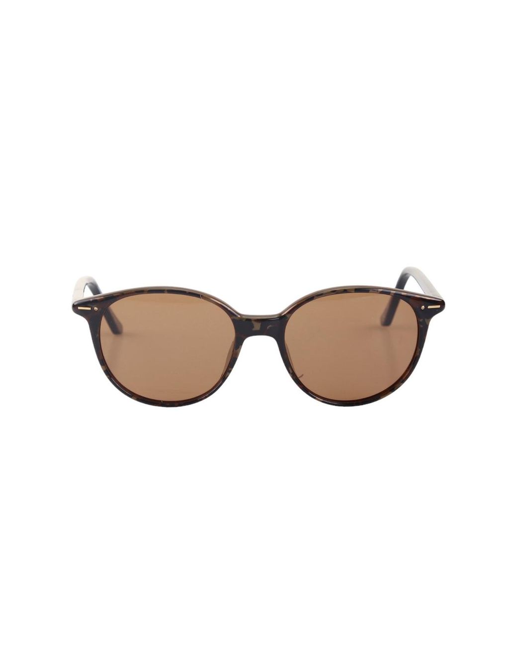 Italia Independent Brown 5706 Camo/Marrone Outlet Sunglasses Acetate Round Polarized