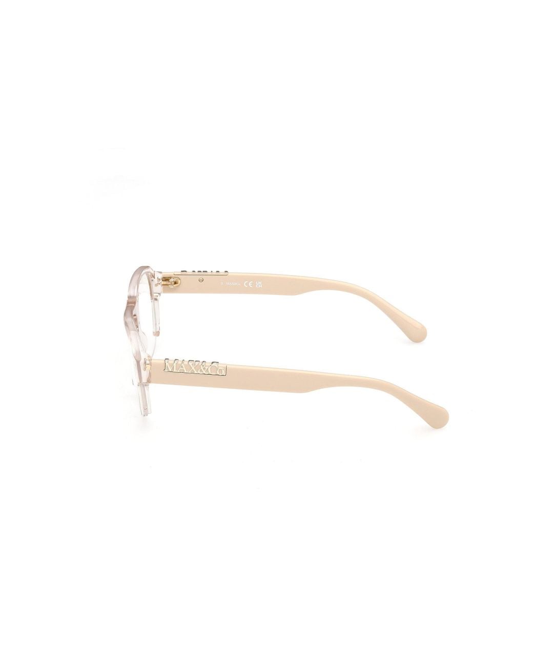 MAX&Co. Black Mo5231 57 Optical Frames Acetate Pilot Normal