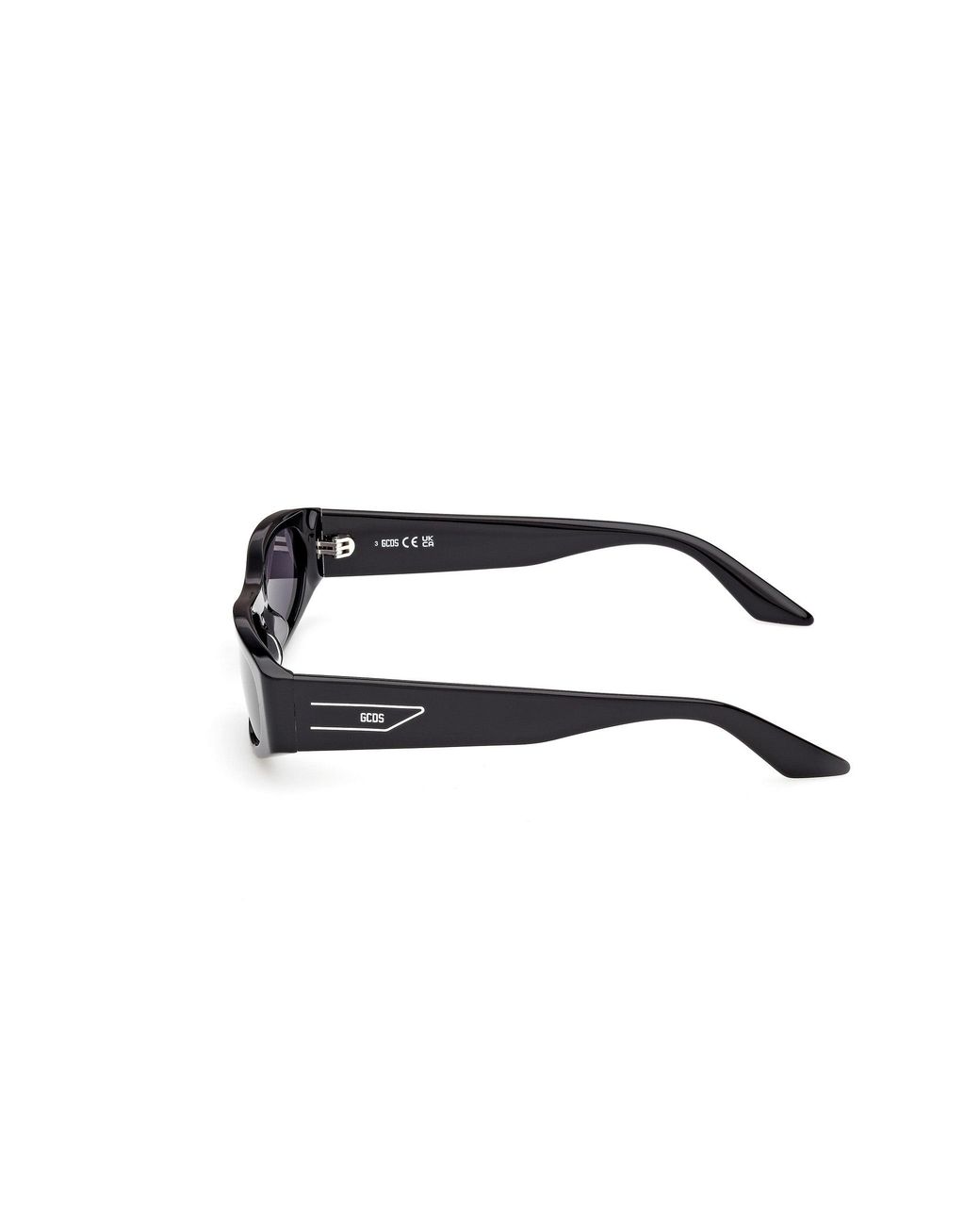 Gcds Black Gd0070 01A Sunglasses Acetate Smoke Round Normal