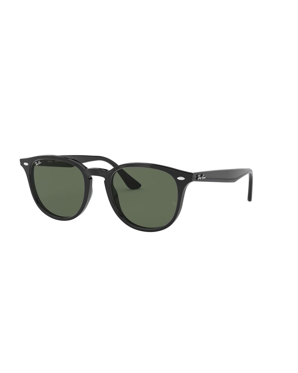 Ray-Ban Rb4259 Round Sunglasses, Black/green, 51 Mm