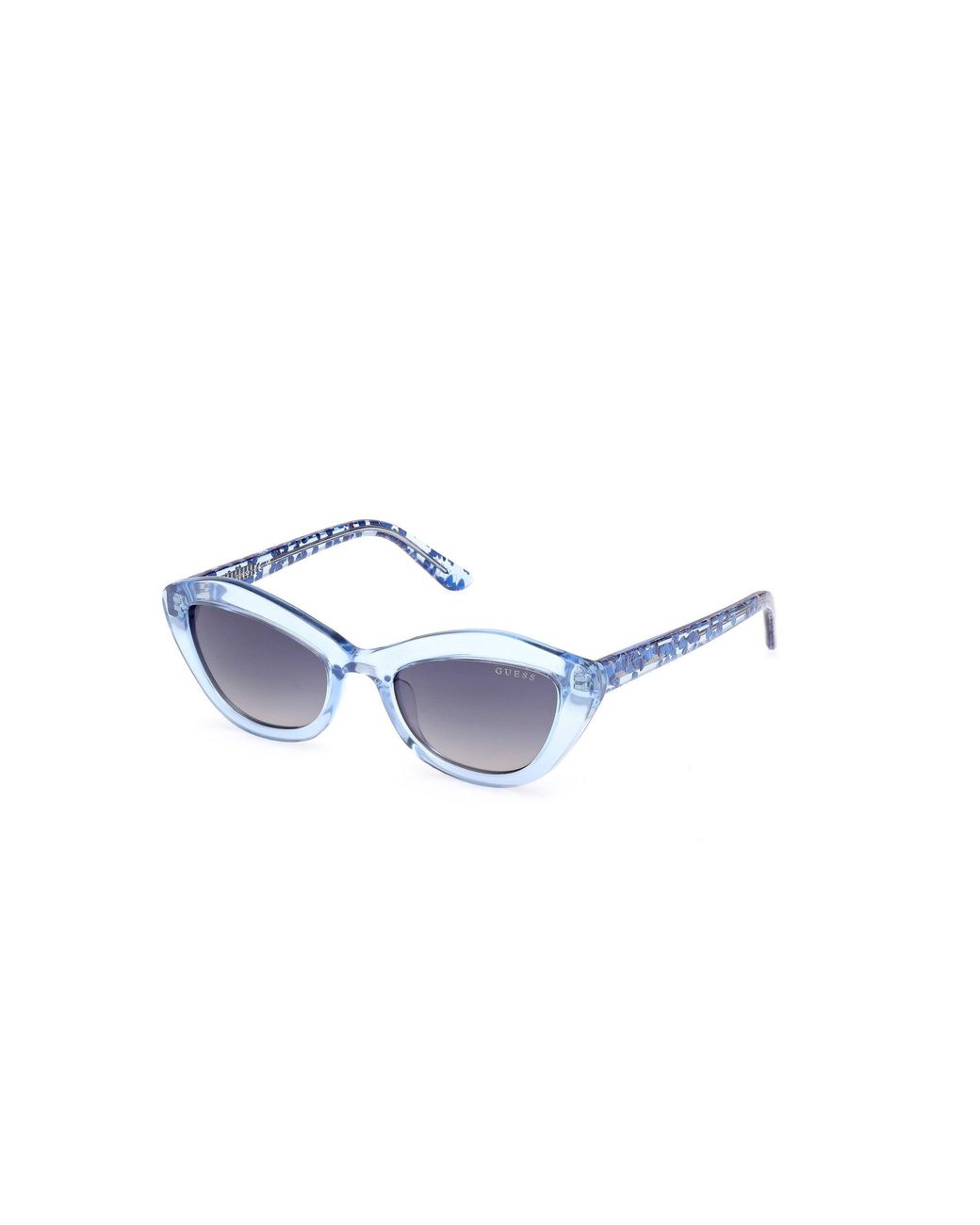 Guess Black Gu00229 92W Sunglasses Injected Geometric Normal