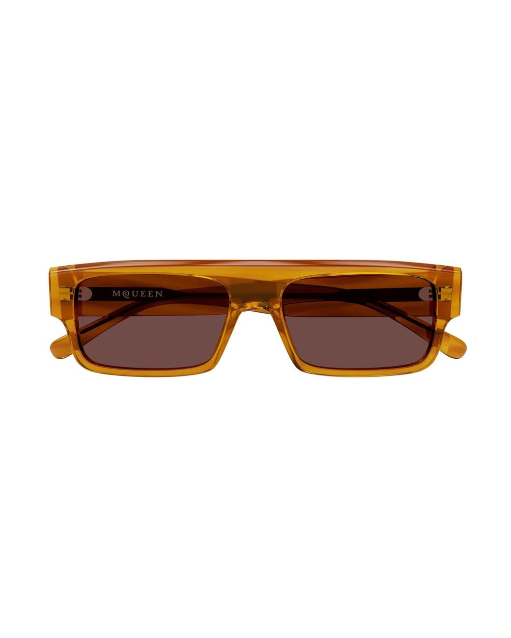 McQueen Black Am0580S 003 Sunglasses Acetate Squared for men