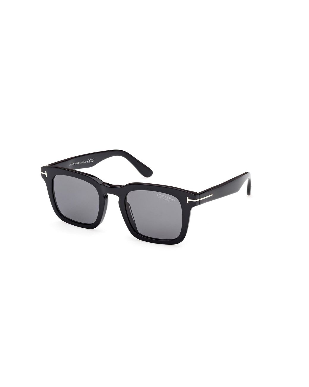 Tom Ford Black Ft0751 Dax 01D Sunglasses Acetate Smoke Squared Polarized for men