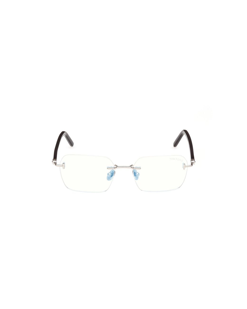 Tom Ford Black Ft5934-B 016 Optical Frames Metal Squared Normal for men