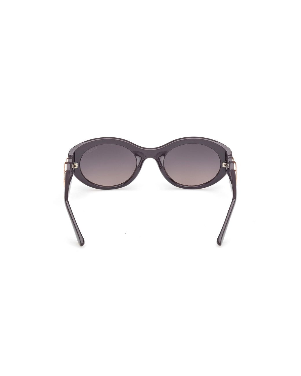 Guess Black Gu00198-H 20B Sunglasses Injected Smoke Round Normal
