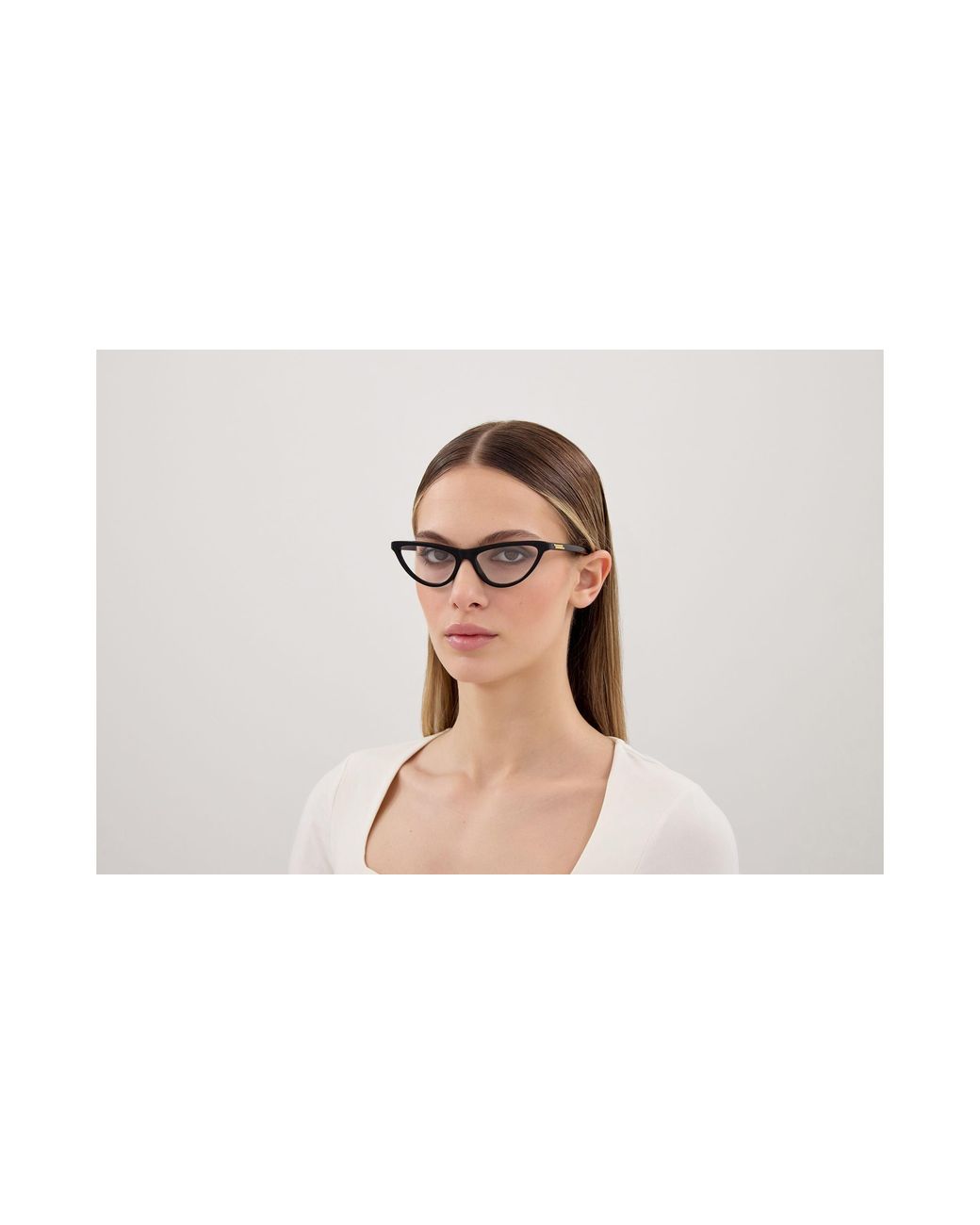 Bottega Veneta Black Bv1416O 002 Optical Frames Acetate Transparent Cat Eye