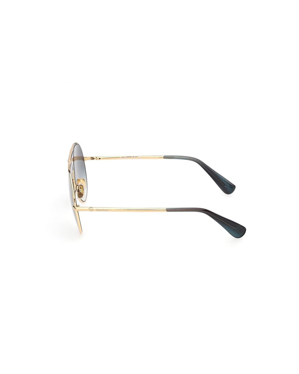 Max Mara Black Mm0215 30P Sunglasses Acetate Pilot Normal