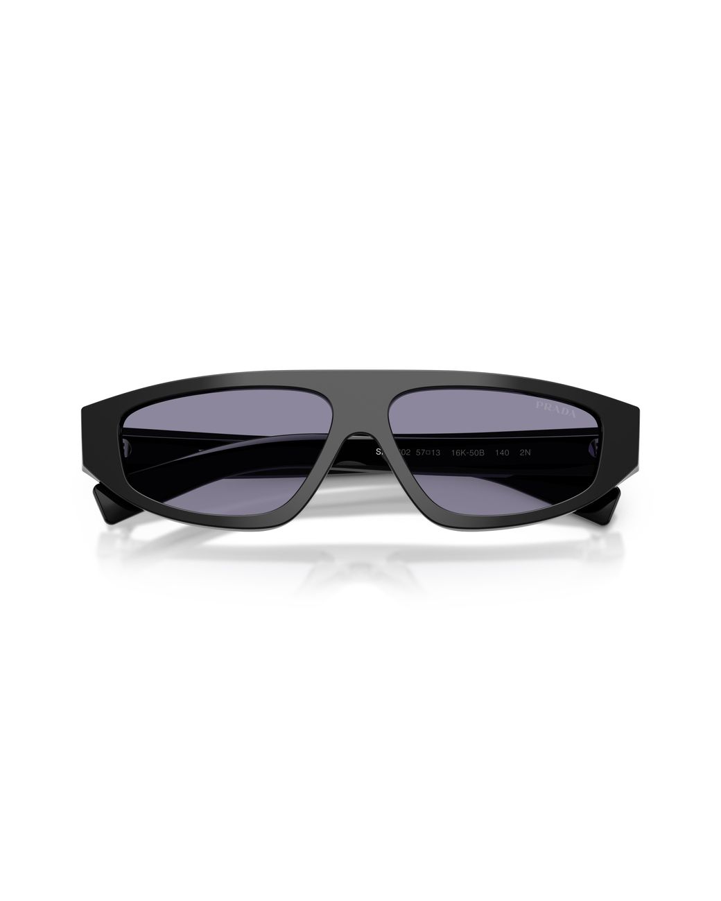 Prada Black Pr C02S 16K50B Sunglasses Acetate Geometric Normal for men