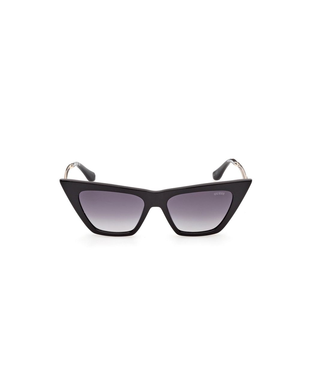 Guess Black Gu00310 01B Sunglasses Injected Smoke Cat Eye Normal