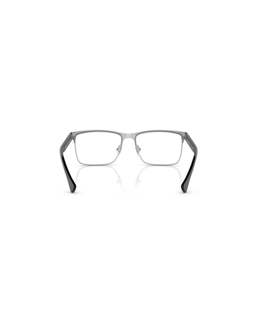 Versace Black Ve1285 1001 Optical Frames Metal Squared for men