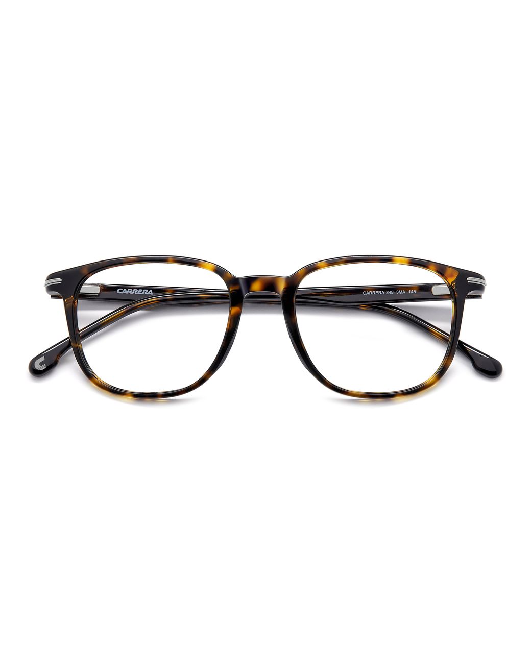 Carrera Black 348 3Ma Optical Frames Acetate Squared Normal for men