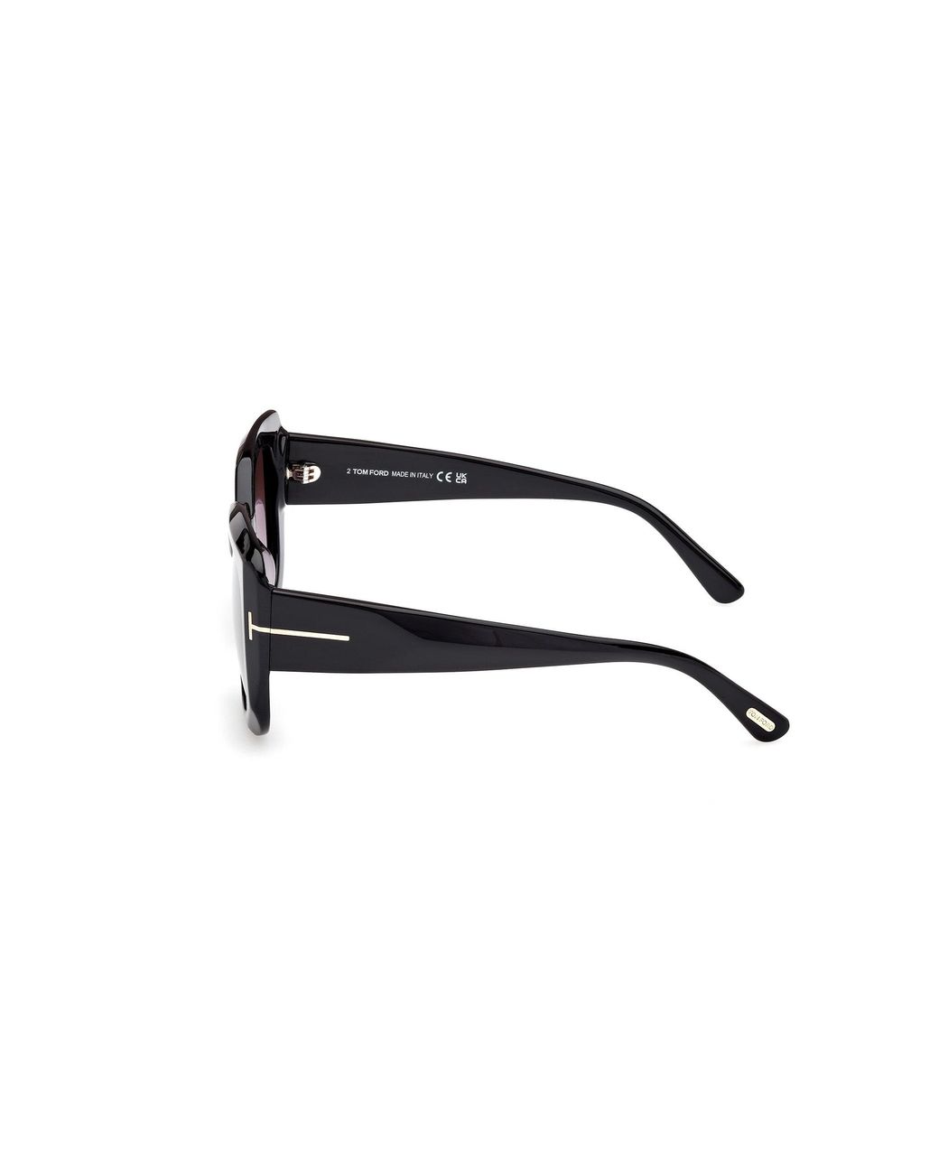 Tom Ford Black Ft1220 Carla-02 01B Sunglasses Acetate Smoke Squared Normal