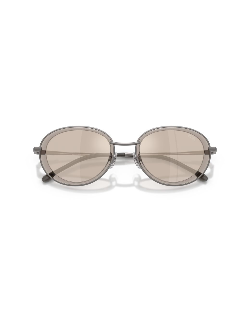 DIESEL Black Dl1018 10096G Sunglasses Metal Round Normal Mirror