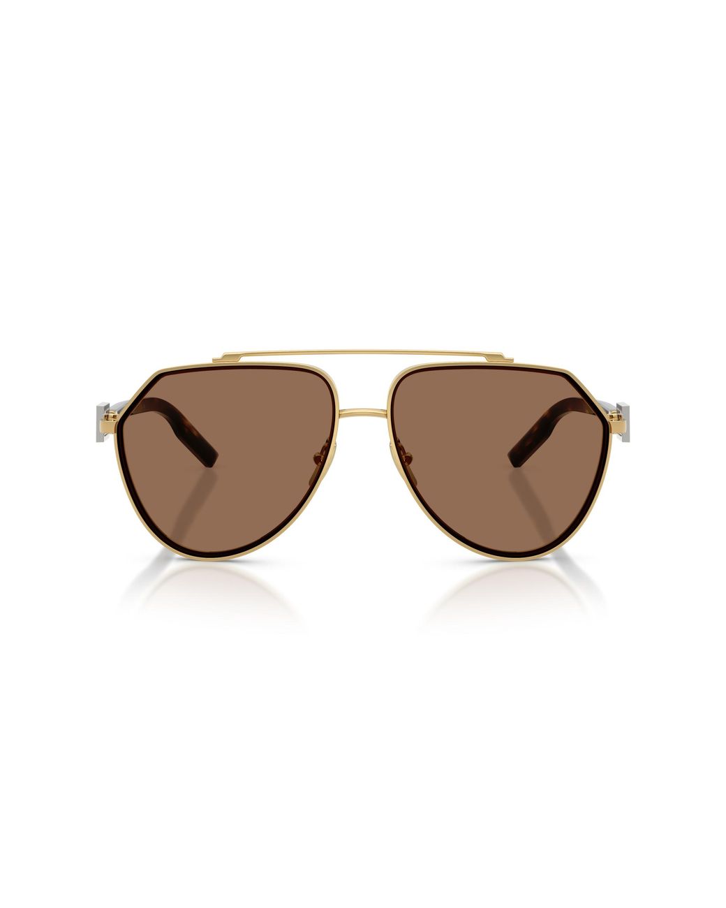 Dolce & Gabbana Black Dg2315 02/73 Sunglasses Metal Pilot Normal for men
