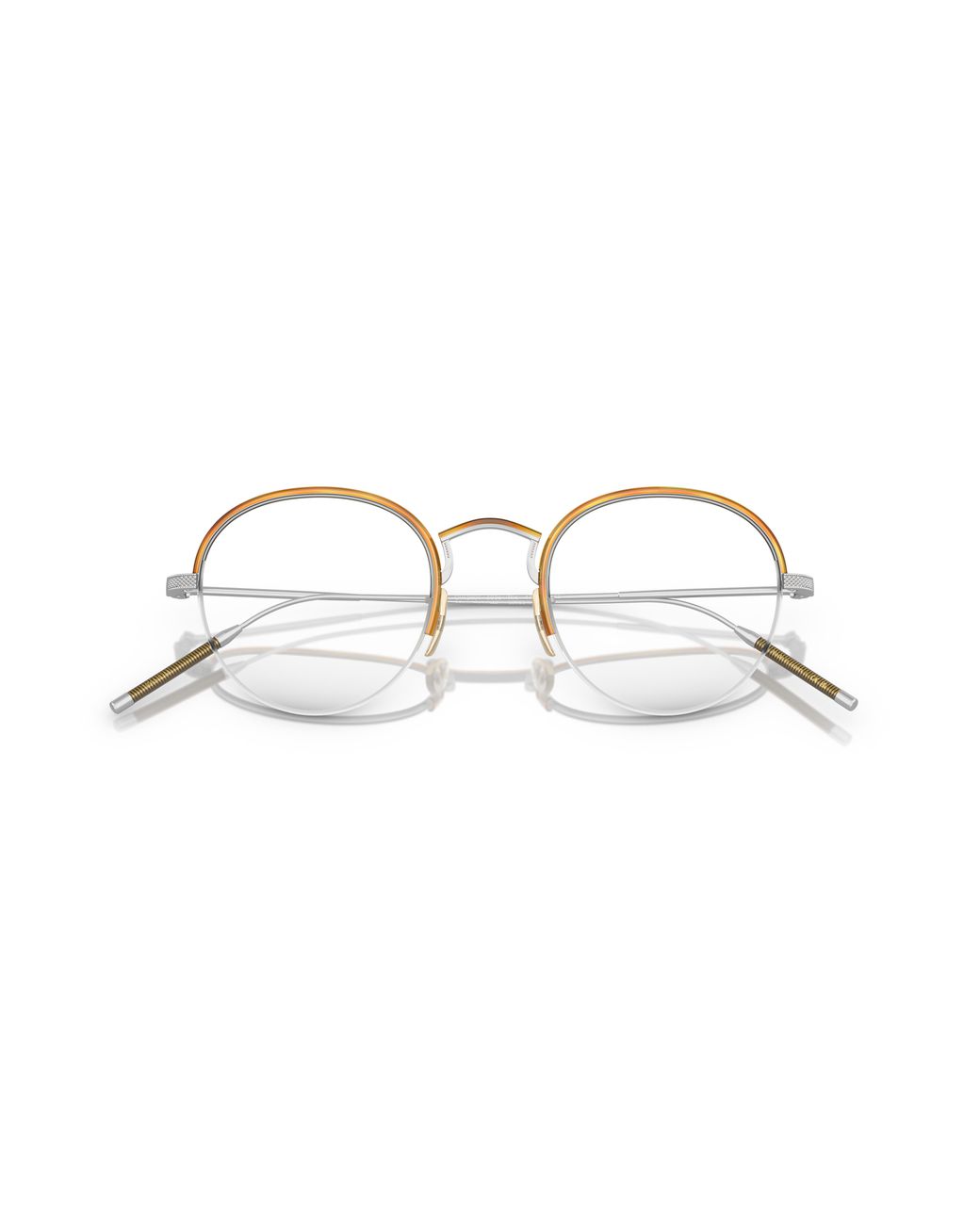 Oliver Peoples Black Ov1290T Tk-6 5036 Optical Frames Titanium Transparent Round Normal