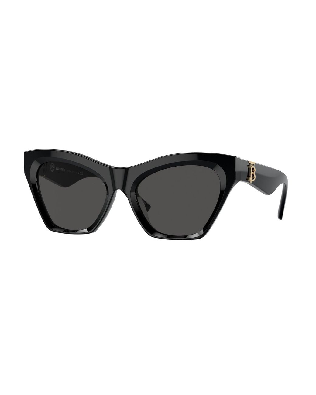 Burberry Black Be4420U 300187 Sunglasses Acetate Cat Eye Normal