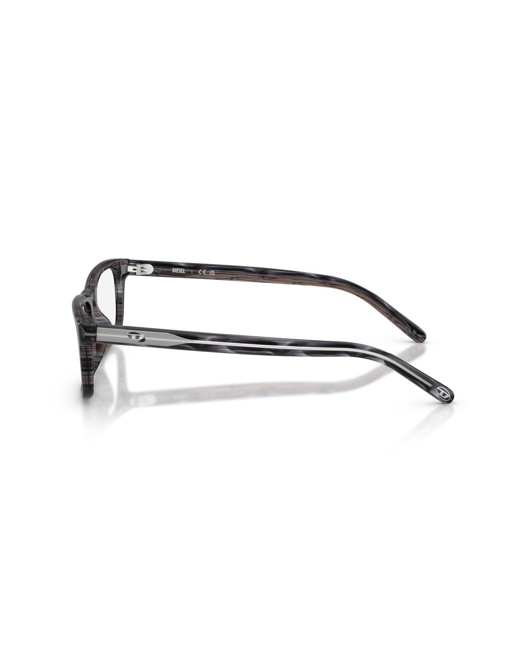 DIESEL Black Dl4017U 2039 Optical Frames Acetate Transparent Squared Normal