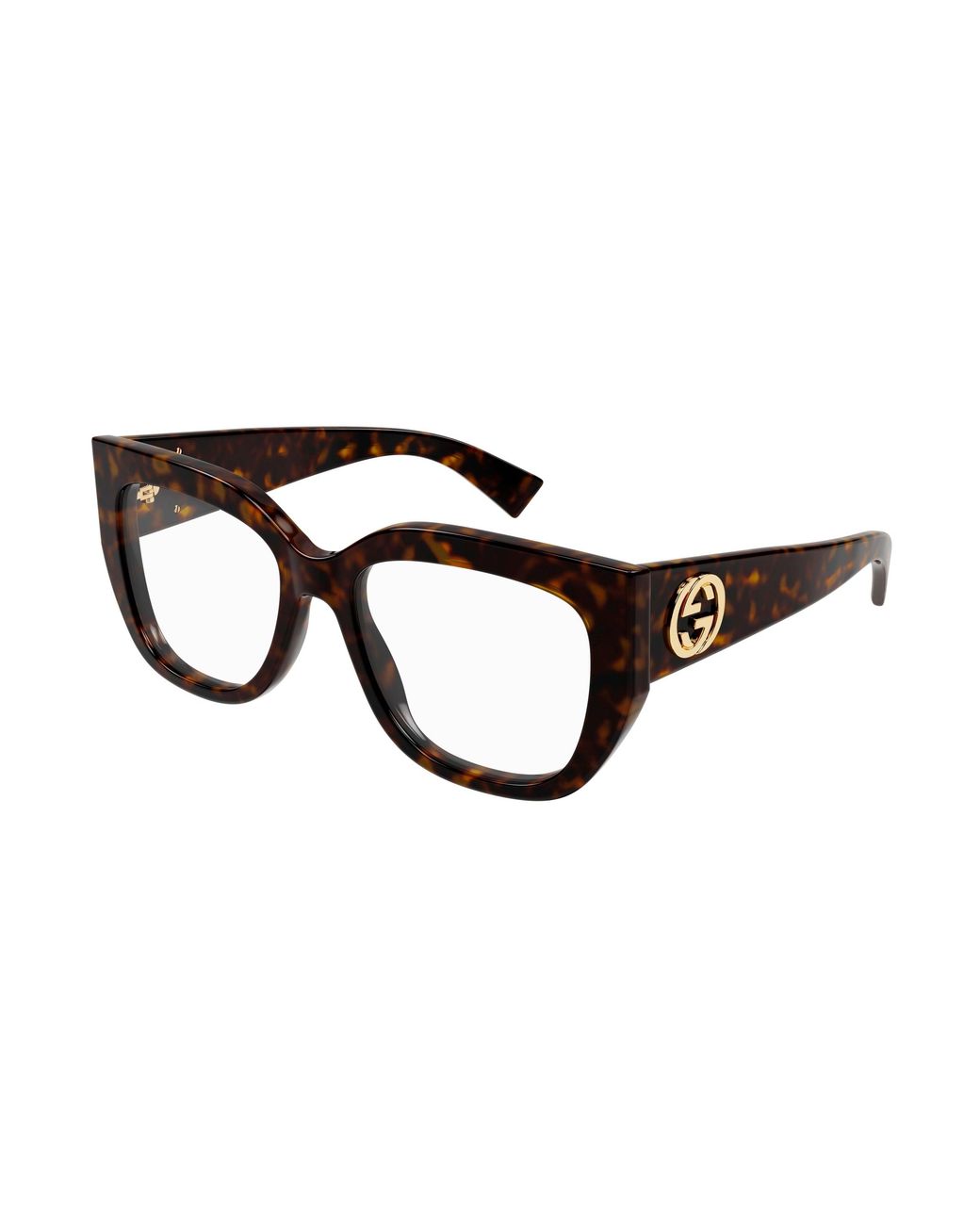 Gucci Black Gg1846O 002 Optical Frames Acetate Transparent Butterfly