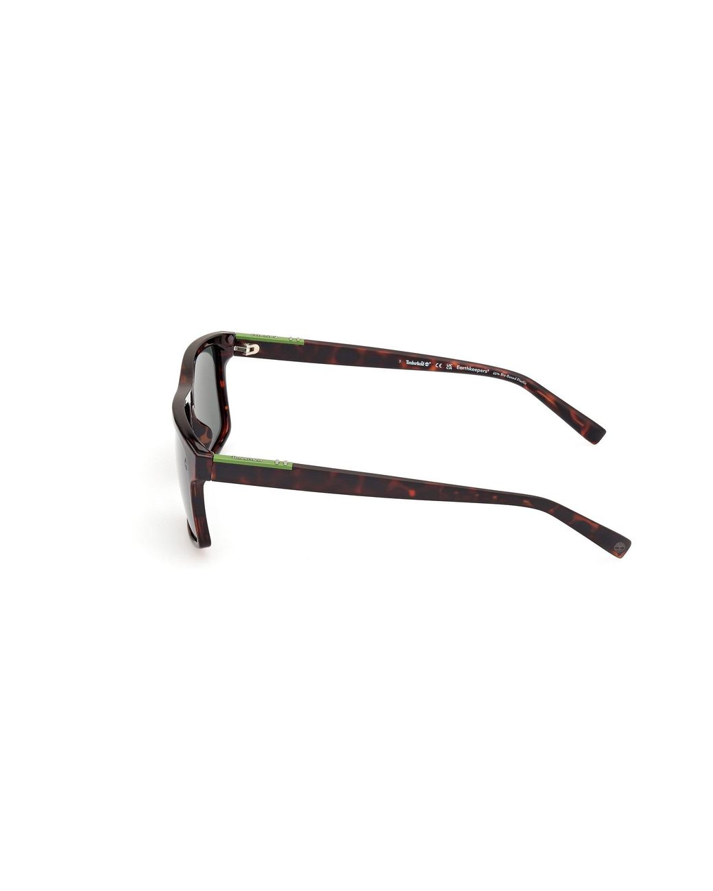 Timberland Black Tb00008 52R Sunglasses Injected Squared Polarized for men