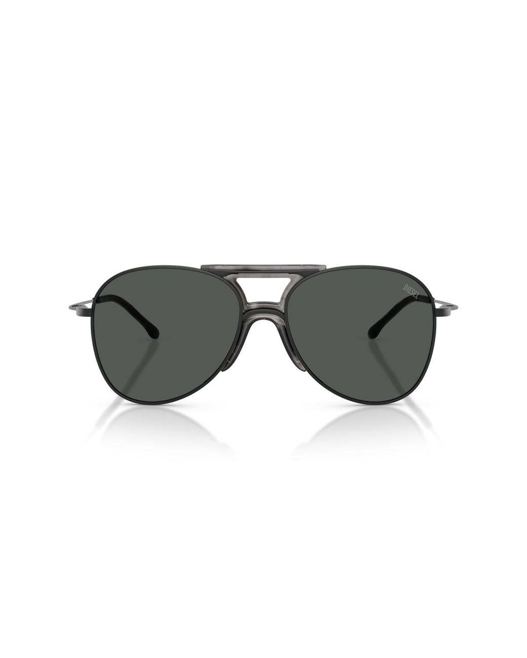 DIESEL Black Dl1022T 104887 Sunglasses Titanium Pilot Normal