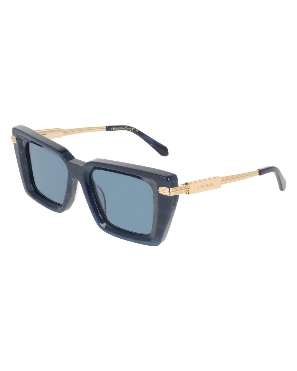 Ferragamo Black Sf2089S 413 Sunglasses Acetate Squared Normal