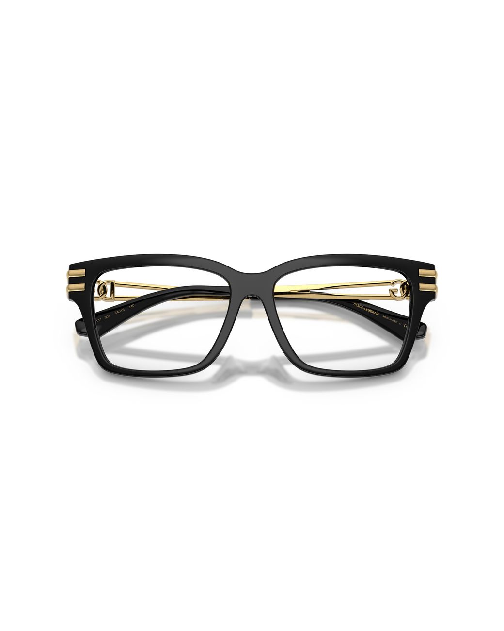 Dolce & Gabbana Black Dg5117 501 Optical Frames Injected Transparent Squared Normal