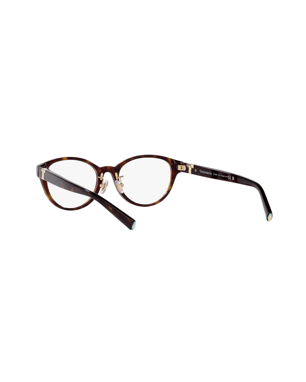 Tiffany & Co Black Tf2236D 8015 Optical Frames Acetate Transparent Round Normal