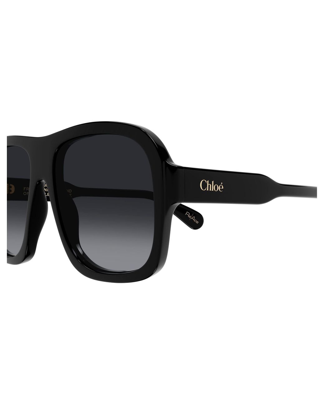 Chloé Black Ch0331S 001 Sunglasses Acetate Pilot