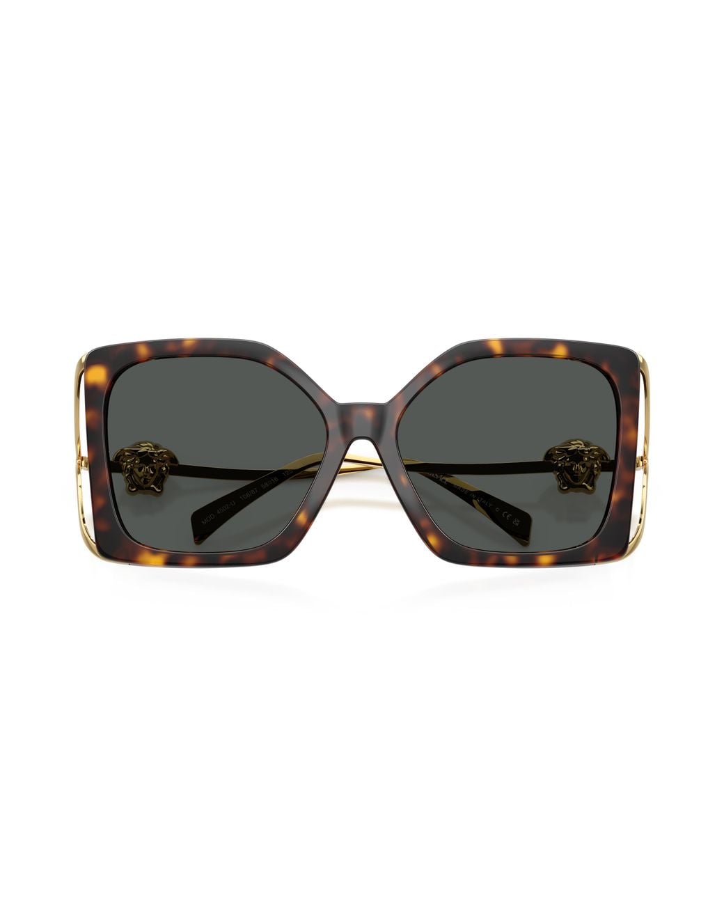 Versace Black Ve4502U 108/87 Sunglasses Injected Squared Normal