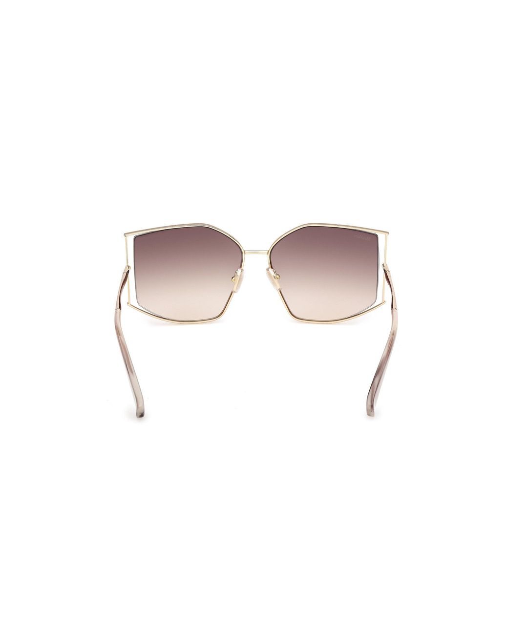 Max Mara Black Mm0142 Menton-4 32F Sunglasses Metal Cat Eye Normal