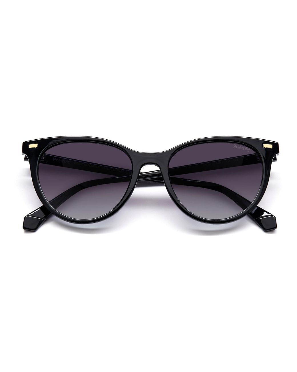 Polaroid Black Pld 4107/S 807/Wj Sunglasses Plastic Cat Eye Polarized Shaded