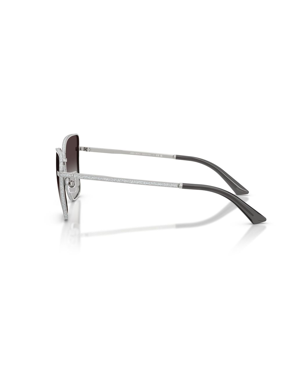 Jimmy Choo Black Jc4023J 30028G Sunglasses Metal Squared Normal Shaded