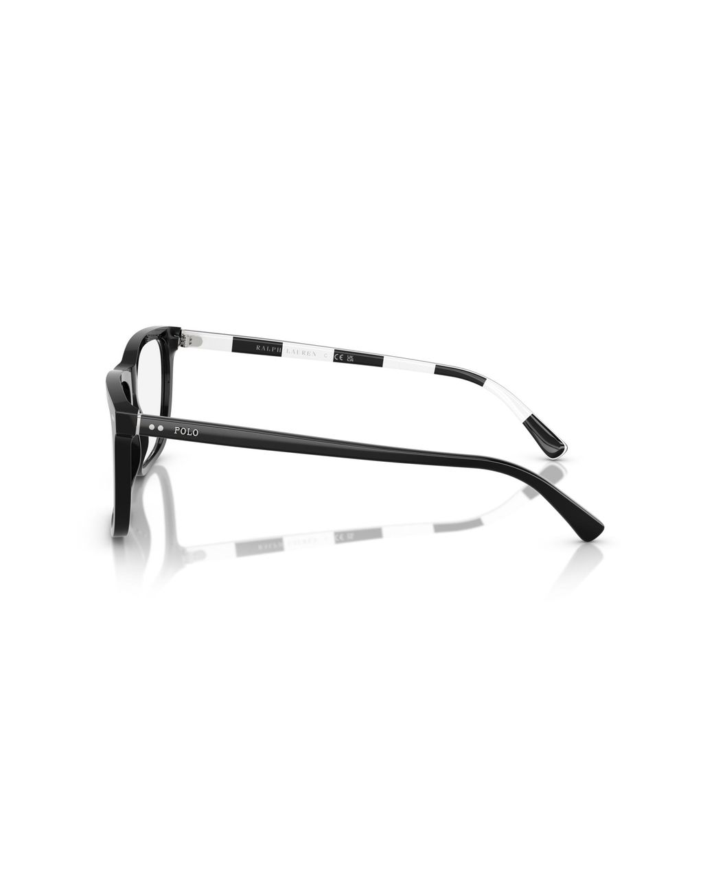 Polo Ralph Lauren Black Ph2284 5001 Optical Frames Acetate Squared Normal for men