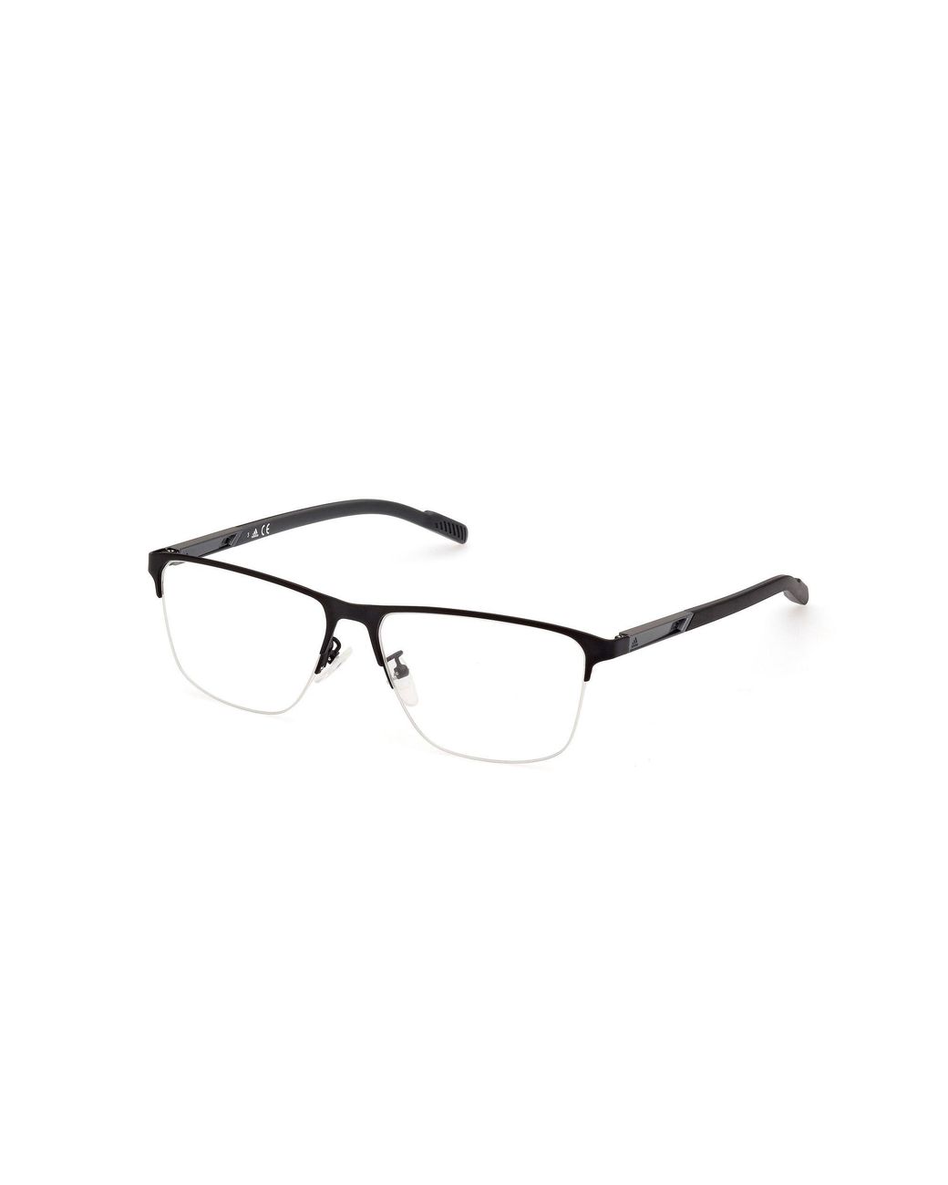Adidas Originals Black Sp5048 005 Optical Frames Metal Squared Normal for men