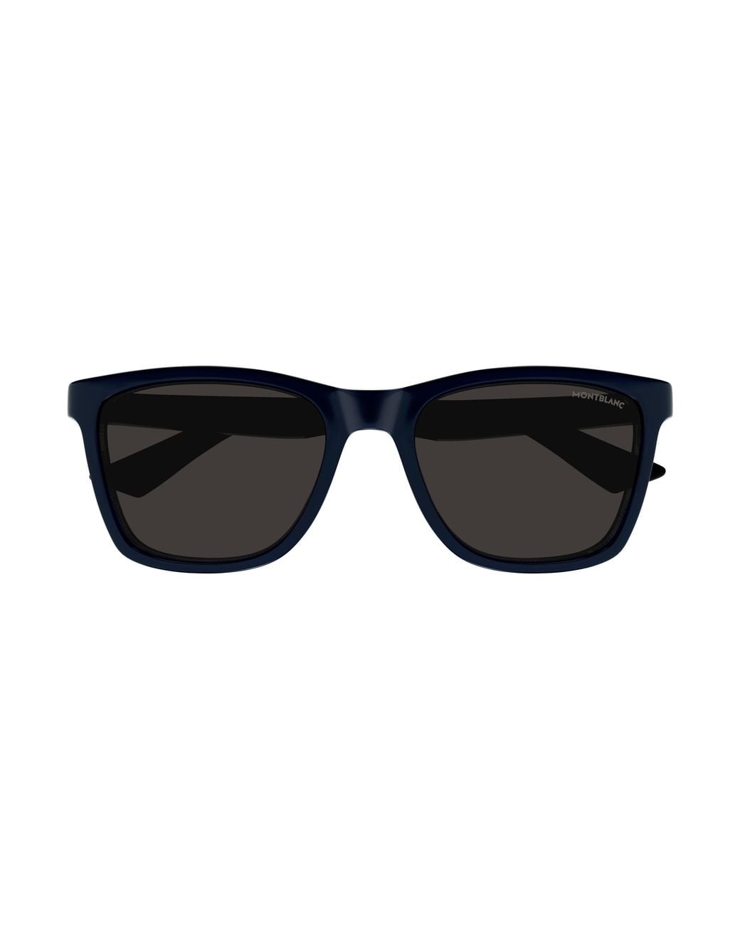 Montblanc Black Mb0399S 004 Sunglasses Injected Squared for men